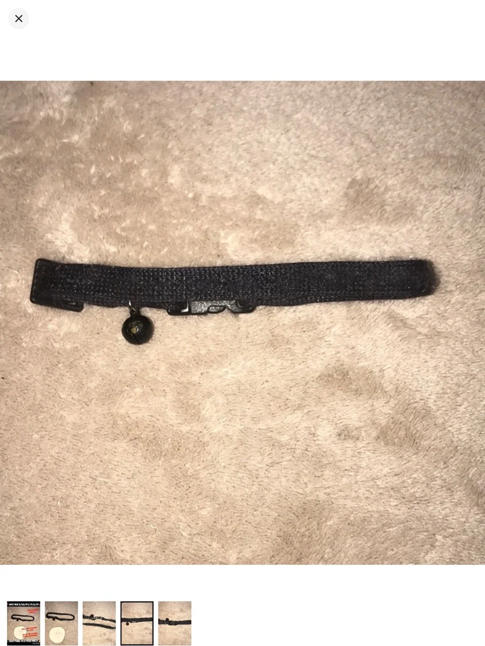 Black breakaway collar adult size adjustable worn